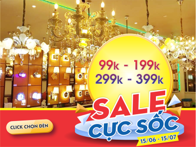 SALE ĐÈN CỰC SỐC