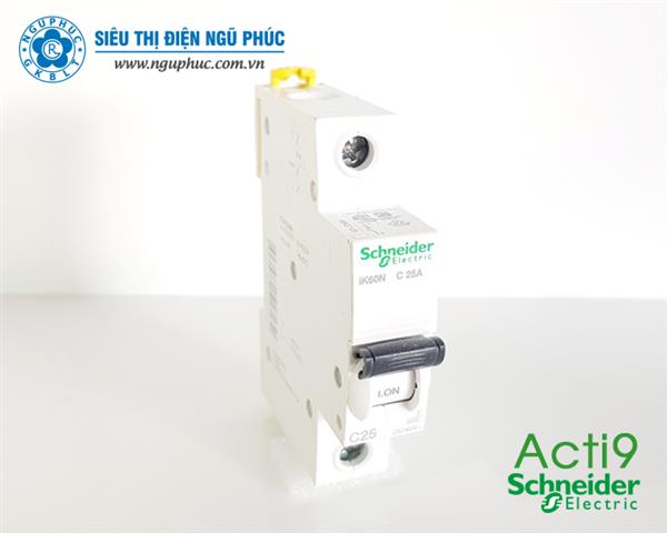 MCB 1P 25A Acti9 Schneider (A9K27125)