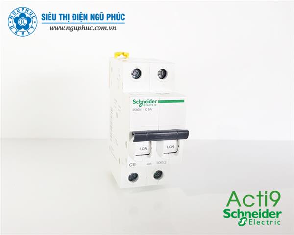 MCB 2P 6A Acti9 Schneider (A9K27206)