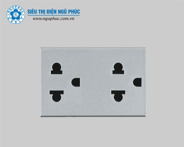 Ổ cắm đôi 3 chấu Bticino - HC4185