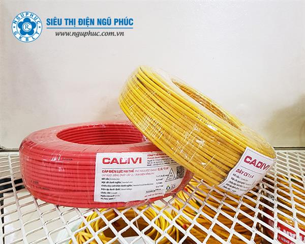 Dây CV Cadivi 1 x 10 (dây 7 sợi)