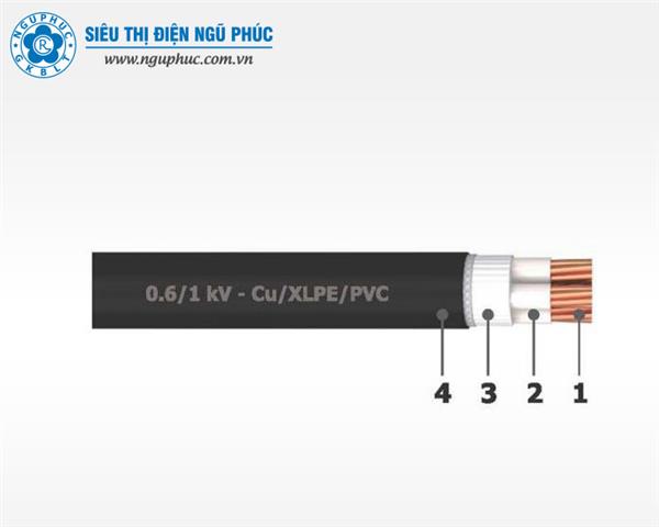 Cáp 4 lõi Goldcup - CXV 4 x 16