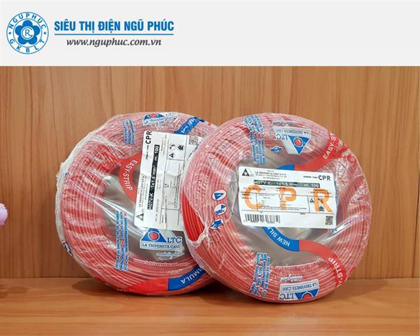 Dây điện nhập khẩu Italy 1 x 1,5 (H07V-K)