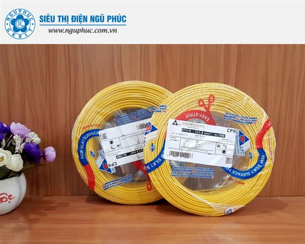 Dây điện nhập khẩu Italy 1 x 1,5 (H07V-K)
