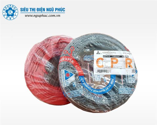 Dây điện nhập khẩu Italy 1 x 6