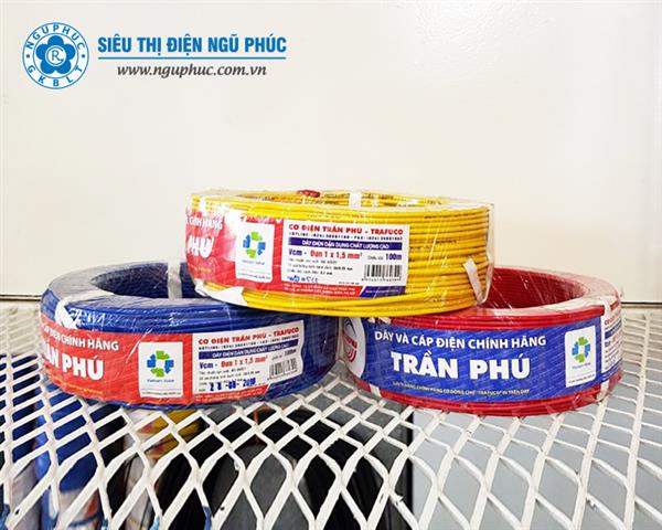 Dây đơn Trần Phú 1 x 1,5