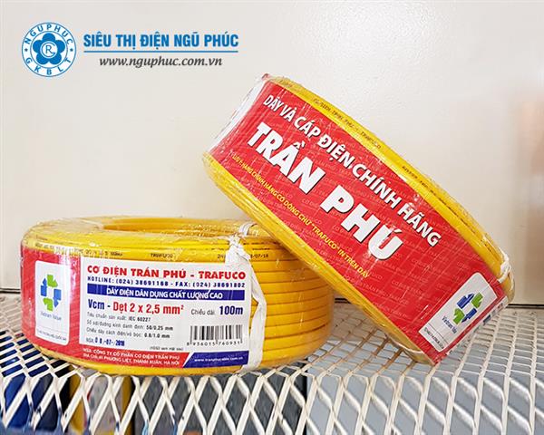 Dây đôi Trần Phú 2 x 2,5