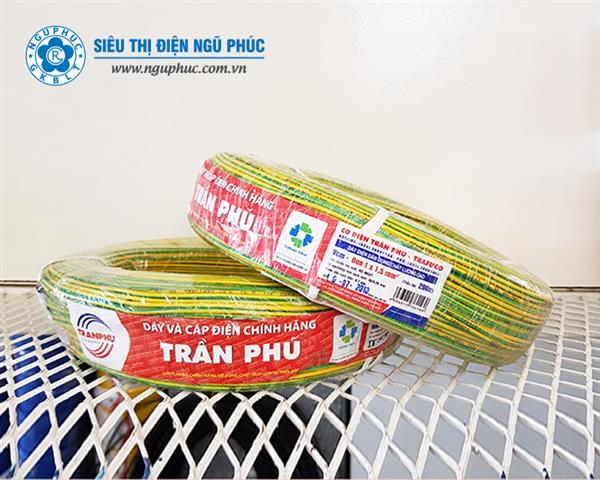 Dây tiếp địa Trần Phú 1 x 1,5