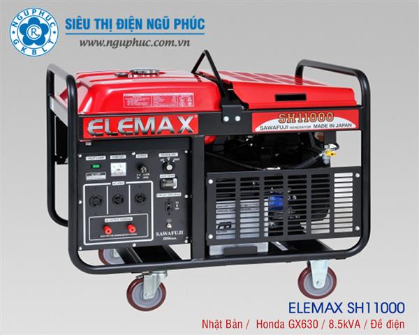 Máy phát điện nhập khẩu Elemax SH11000 (8.5kVA)