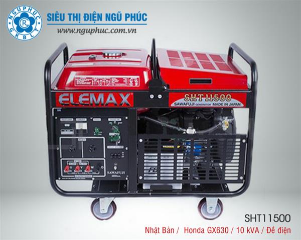 Máy phát điện nhập khẩu Elemax SHT11500 (10kVA)