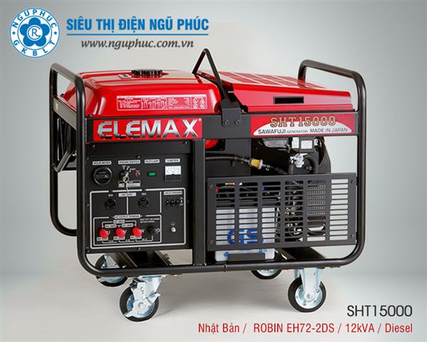 Máy phát điện nhập khẩu Elemax SHT15000 (12kVA)