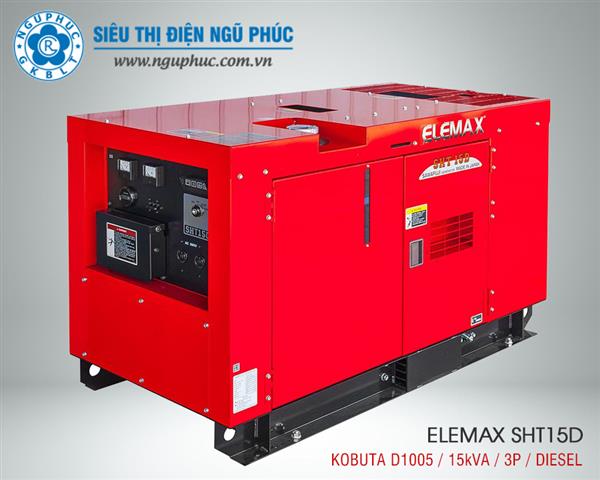 Máy phát điện nhập khẩu Elemax SHT15D (15kVA)