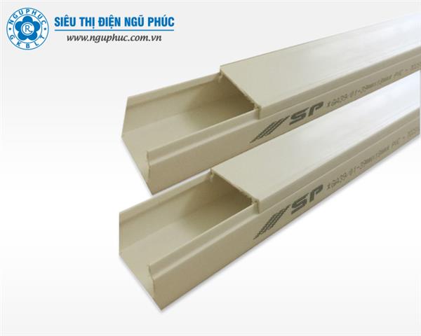 Máng ghen luồn dây điện có nắp 100 x 60mm (GA100/03)