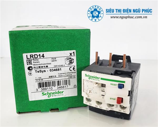 Rơ le nhiệt Schneider - LRD14 (7-10A)