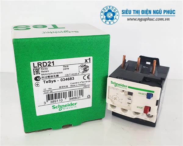 Rơ le nhiệt Schneider - LRD21 (12-18A)