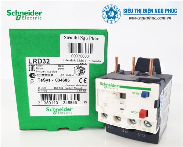 Rơ le nhiệt Schneider - LRD32 (23-32A)