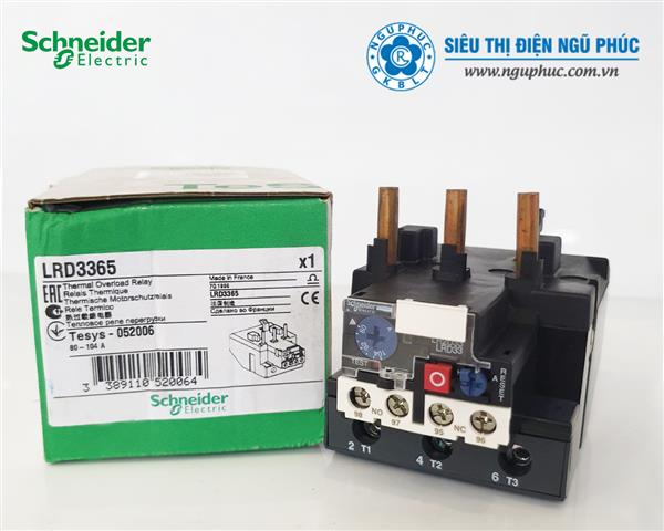 Rơ le nhiệt (80-100A) Schneider - LRD3365