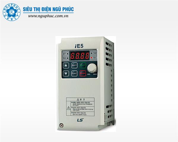 Biến tần LS iE5, SV004iE5-1, 1 pha 230V 0.4kW, hãm động năng.