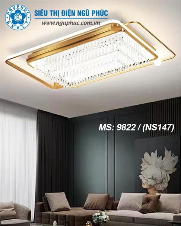 Đèn ốp trần Led hiện đại 9822