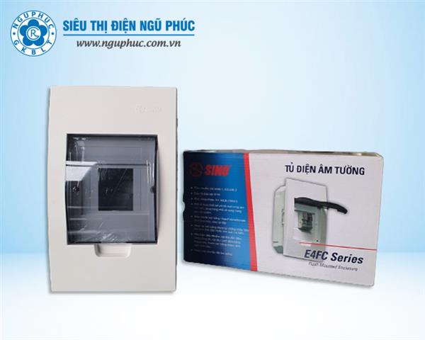 Tủ điện âm tường Sino E4FC2/4LA