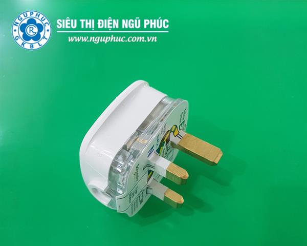 Phích cắm 3 chấu 13A kiểu Anh Schneider (EP13CL/EP13_G19)