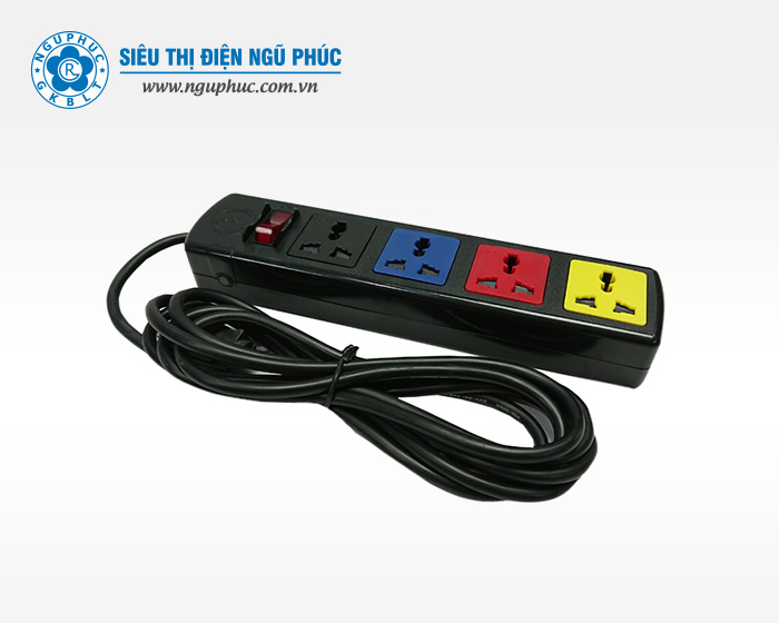 Ổ cắm liền dây 4 lỗ Lioa - 4D32N